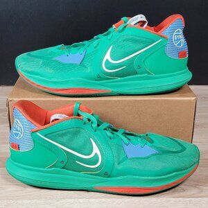 Nike Kyrie Low 5 EYBL Shoes Mens Size‎ 15 Green Orange Basketball DX3053-300